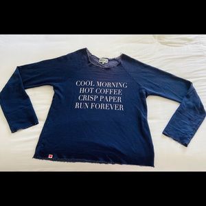 Wildfox Oversized Off-the-Shoulder Sweatshirt